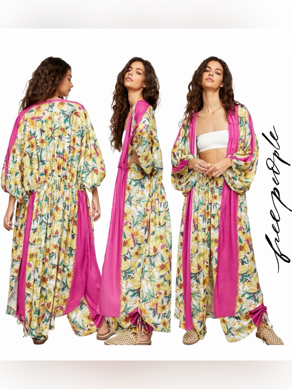Free People In Bloom Kimono Sz. Large